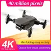 Drones Gps Drone 4K 1080P HD Camera WiFi FPV Luchtdruk Hoogte Houden Zwart en grijs Opvouwbare Quadcopter RC Dron Speelgoed Babypop YQ240217