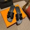 Designer Slippers Echt Leer Oran Dames Sandalen Slides Zomer Platte Slipper Modemerk Strand Luxe Dames Slipper MAAT 35-42