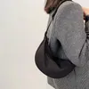 Sacs de taille en nylon sac à bandoulière femme 2024 tendance boulette légère petite sacoche sous les bras épaule toile