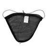 Slips Culottes Sexy Mesh Sheer Pouch String Hommes Sans Couture Couleur Unie Transparent Sous-Vêtements G-String Élastique Respirant Intime Lingerie YQ240215