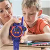 Toy Walkie Talkies Kids Talkie Watch Style Walky Talky laddningsbar tvåvägs kameror utomhusleksaker 230307 Drop Delivery Gift Electronic DHBUM