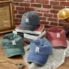 Baseball Cap Spring/Summer New Vintage Wash Lettered Embroidery Men's and Women's Versatile Peaked Hats