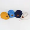 Berets Baby Boys Girls Solid Color Sboy Cap Kids Animal Patch Hat Dropship