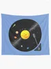 Tapestries Solar System Record Tapestry Aesthetic Room Decor Decoration Pictures Wall Decorating