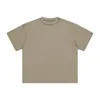 T-Shirts pour hommes printemps été rétro à manches courtes T-Shirts homme lavé en vrac Vintage couleur unie décontracté coton T-Shirts