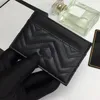 nuovo porta carte di design donna mini portafoglio caviale borse multi colori vera pelle texture ciottoli portafogli neri di lusso di alta qualità
