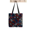 Shopping Bags Shopper Classic Bandana Blue And Red Print Tote Bag Women Harajuku Handbag Girl Shoulder Lady Canvas