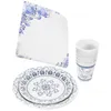 Dinnerware Sets Serving Paper Plates Birthday Party Decorative Disposable Cake Cups Tableware Dinner