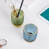 Storage Boxes Glass Bucket Phnom Penh Rich Texture Household Products Pen Holder Makeup Brush Home Decoration Bathroom