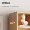 Decorative Plates Bookshelf Simple Lattice Cabinet Wall Storage Home Office Locker Floor-to-ceiling Living Room