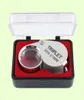 How Mini 30x21mm Loupes Jewelry Diamond Magnifiers Magnifying Glass Ingenious portable Loupe Magnifier Silver color with retail bo2424966