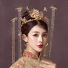 Ketting Oorbellen Set Haarsieraden Voor Meisjes Chineses Vintage Stijl Stabiele Grip Hoofdtooi Chinese Hanfu Cosplay Kostuum