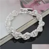 Chain High Quality Low Price 925 Sier Bracelets Grade Sterling For Wedding Party Women Jewelry Men Bracelet Charms Drop Delivery Jewe Dh79R