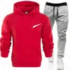 Designer Tracksuit Men hoodies berömda två stycken uppsättningar sport jogger vår höst män kvinnor pullover tröja och byxor sportdräkt fitness sportkläder