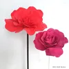 Kwiaty dekoracyjne Dia 40-80 cm sztuczna pianka róży Flower Duże fałszywe głowa ślubna ściana okno