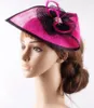 Berets Fascinators With Brooches For Wedding Hair Accessories Bridal Hats Double Colors Millinery Headpiece High Quality