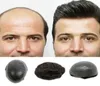 Base de piel fina cabello humano pelucas para hombres pieles reemplazo de cabello peluquín para hombres1911003