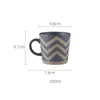 Mugs Nordic Retro Ceramic Mug Minimalist Office Kawaii Tea Cup Ins Rough Coffee Cups Couple Breakfast Milk Water