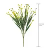 Decorative Flowers Artificial Peas Grass Plants Home Decor Flower Potted Fake Wedding Backdrops Bouquet Arrangement Accessories