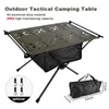 Camp Furniture Outdoor Folding Tactical Table Lightweight Portable Camping Car Picnic Aluminum