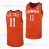 2024 Clemson Tigers Basketball 24 PJ Hall Jerseys 4 Ian Schieffelin 11 Joseph Girard III 1 Chase Hunter 5 Jack Clark 2 Dillon Hunter 33 Bas Leyte 32 Daniel Nauseef