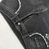 Женские джинсы с высокой талией женские джинсы 2022 модные сексуальные брюки плюс удобные джинсы ретро -стиральные черные джинсы Elastic J240217