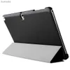 Étuis pour tablette PC Sacs pour Samsung Galaxy Note 10.1 2014 Edition P600 P605 P601 P607 Tablette Smart Cover Case Aimant Sommeil Noir CasesL240217