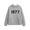 Frete grátis 1977 moletom com capuz Essentialhoodie Crewneck moletom masculino designer Ess Essentialclothing Felpa Uomo 05XP