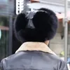 Ball Caps 2024 Men's Winter Real Fur Sheep Leather Outdoor Warm Hat Lei Feng Earmuffs TU154-025