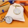 2023 Fler alternativ varumärke Letter Designer Metal Keychain Womens Bag Charm Pendant Auto Parts Car Key Chain Lover Keychains With Present Box Dust Bag Louiselies Vittonlies