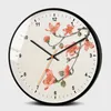 Настенные часы креативный 3D цветочный стиль часы с подсолнечником и розой модные художественные роскошные большие размеры для спальни