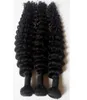 Peruaans Maleisisch Braziliaans menselijk haar Inslag Natuurlijk zwart 830 inch Diepe golf Onverwerkte Europese Indiase remy hair extensions 4pc2281089