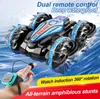 Electric/RC Car Wholesale of Amphibious Childrens Deformation Remote-controlled Mother and Baby Toys for Four-wheel Drive Off-road Vehicle 240315