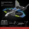 Drones Nouveau V27 Super grand avion télécommandé Drone caméra 4KFighter planeur aérien garçon jouet RC modèle Rc avions YQ240217