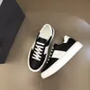 24 neue weiße schwarze Makro-Männer-Sneaker-Schuhe Re-Nylon gebürstetes Leder-Trainer-Stoff-Gummisohle-Plattform-Skateboard-Komfort-beiläufiges Gehen EU38-46