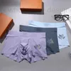 Sous-vêtements Designer Sous-vêtements en soie glacée Boxers à séchage rapide pour hommes Activité respirante et antibactérienne Confortable Doux Délicat Sous-vêtements à angle plat