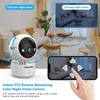 5GHz WiFi ONVIF 3MP Indoor Security Infrared Auto Tracking Wireless Surveillance Baby Monitor Camera Voice Warning Spotlight
