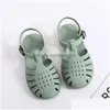 Pantoufle sandale Bayi gladiateur Sepatu Roma Berongga Kasual Bersirkasi Anakanak Musim Panas Pvc Anak Perempuan Pantai 220611 Drop Deli Dhlds