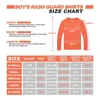 Men's T Shirts Summer UPF 50 Kids Children's T-shirt Long Sleeve Rashguard T-Shirts Quickly Dry Swimwear Solid Color Shirt For Age 6-14