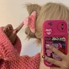 Hårtillbehör Barbie Pink Grab Clip Dopamine Back of the Head Shark Claw for Women Letter Head Dress Girl Accessoires