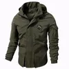 Jaqueta técnica masculina casual à prova de vento preto verde militar bombardeiro carga oversize 6xl 7xl 8xl 240201