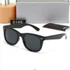 Designers Sunglass Hommes Femmes Lunettes de soleil Adumbral Goggle UV400 Lunettes de marque classique Lunettes 2140 Bande féminine Rays Lunettes de soleil Cadre en métal Bans Case avec boîte