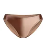 Women's Panties XCKNY Satin Glossy Briefs Bikini Smooth Underpants Silky Solid Low-waisted Tights Oily Swimming Trunks