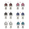 أزياء أقراط الأزياء بوليوود أنيقة مجوهرات تقليدية ميناكاري Jhumka Long Tassel Bells Drics Drop for Women Gypsy Turk