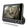 Auto Dvr's Auto Dvr Dvr's 3 camera's Rijden Dashcam Voertuigvideorecorder 4 Display Fl Hd 1080P Voor 170ﾰ Achter 140ﾰ Interieur 120ﾰ G-Sens Dhyi8
