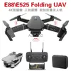 Drohnen E88PROFolding Four Axis Aircraft Fixed Height Folding Unmanned Aerial Vehicle 4K Photography Remote Control YQ240217