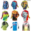 Homens camisetas 2022 Foxx Downhill Roupas Quatro Estações Mens e Mulheres Manga Comprida Mountain Riding Roupas Motocicleta Equitação Roupas Desconto