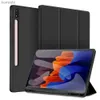 Étuis pour tablette PC Sacs Étui pour Samsung Galaxy Tab S6 10.5 SM-T860 T865 Smart Cover Galaxy Tab S7 S8 S9 FE 11 pouces S9 FE PLUS 12.4 Porte-crayon FundaL240217