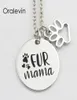 FUR MAMA inspirant estampillé à la main accessoires gravés breloques personnalisées collier pendentif personnalisé pour les femmes cadeau bijoux à bricoler soi-même 10 pièces Lo8959336