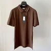 Topstoney haute qualité tout nouveau haut pour hommes broderie Polo à manches courtes solide chemise d'affaires hommes Polo Slim hommes vêtements Polos chemise M-2XL